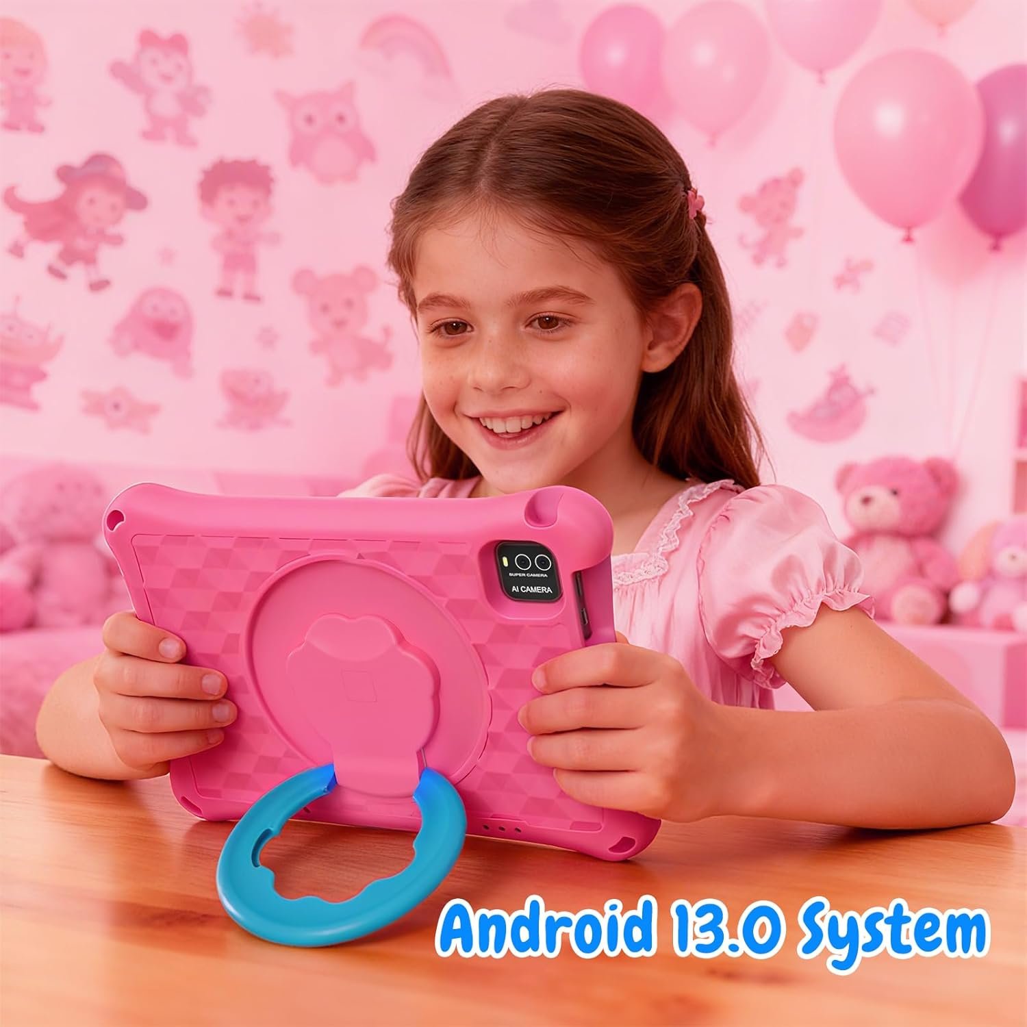 10.1 Inch Android Tablet, 1 Count Rechargeable Tablet with Parental Control, Educational & Entertainment Tablet with Shockproof Case for Boys & Girls - Image 5