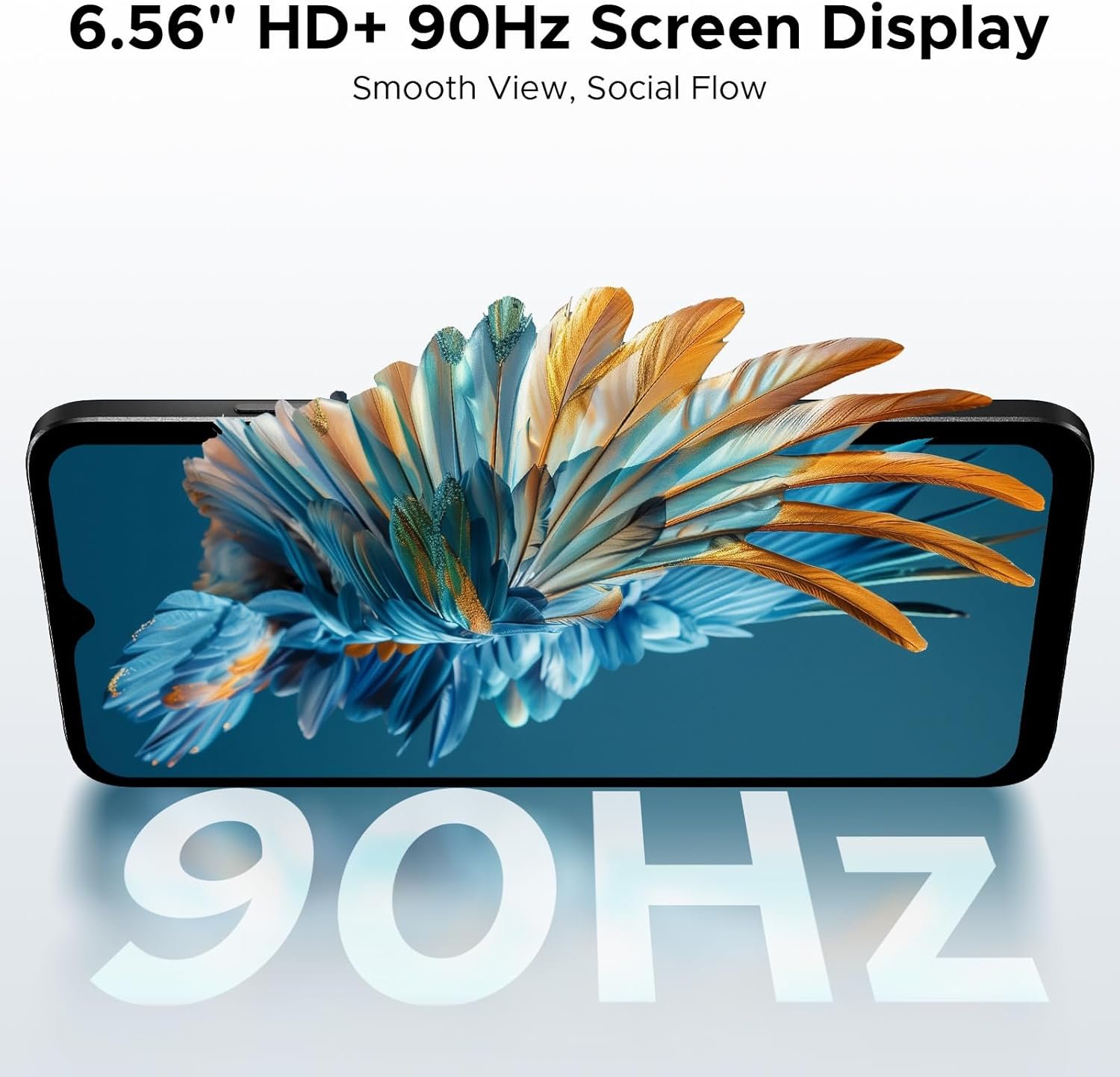 DOOGEE Note56 X Android 16 Telefono Movil Libres, 6150mAh 24GB+ 64GB/2TB Smartphone, Octa Core Telefonos Moviles HD+ 6,56", Cámara 8MP Teléfono Móvil, Gemini AI/Dual SIM/Face ID/GPS/OTG/Widevine L1 - Imagen 2